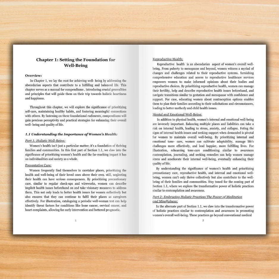The Wellness: A Comprehensive Guide to Self-Improvement, Stress Management, and Family Well-Being - Printable E-Book - Sandy's Library